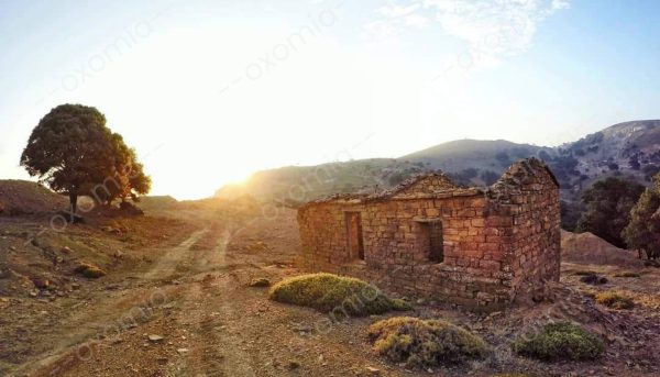 Natura Sunrise Old House 35x20 inch