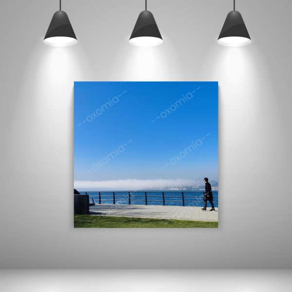 Sea and Fog Cloud 50x50 inch